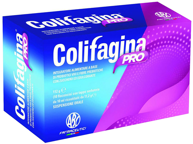 COLIFAGINA PRO 10 FLACONCINI TAPPO SERBATOIO - Farmacia De Pasquale