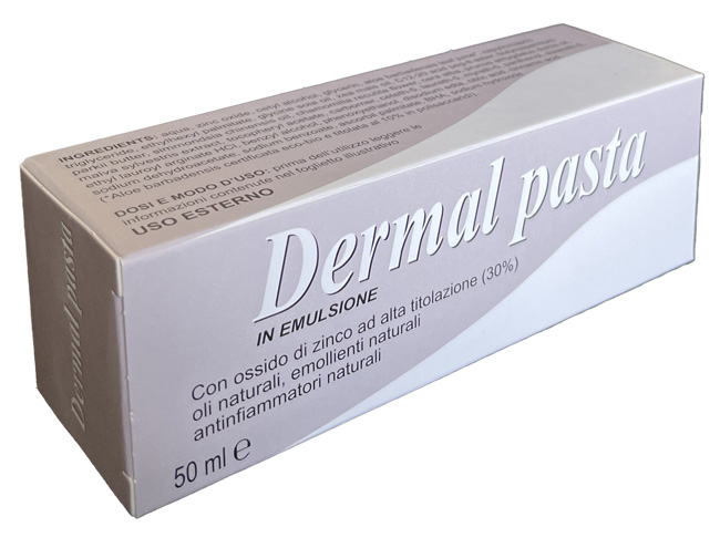DERMAL PASTA EMULSIONE CON OSSIDO DI ZINCO 30% 50 ML - Farmacia De Pasquale