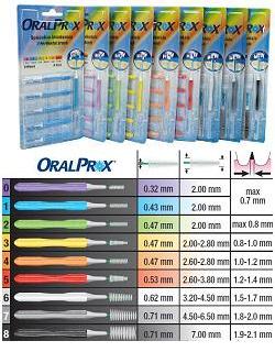 ORALPROX BLISTER DA 6 SPAZZOLINI INTERDENTALI MISURA 6 COLORE BIANCO - Farmacia De Pasquale