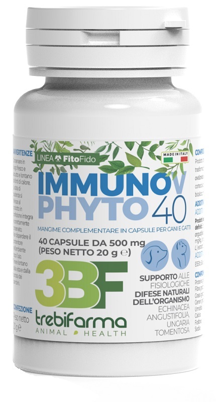 IMMUNOV CAPSULE 40 CAPSULE BARATTOLO 20 G - Farmacia De Pasquale