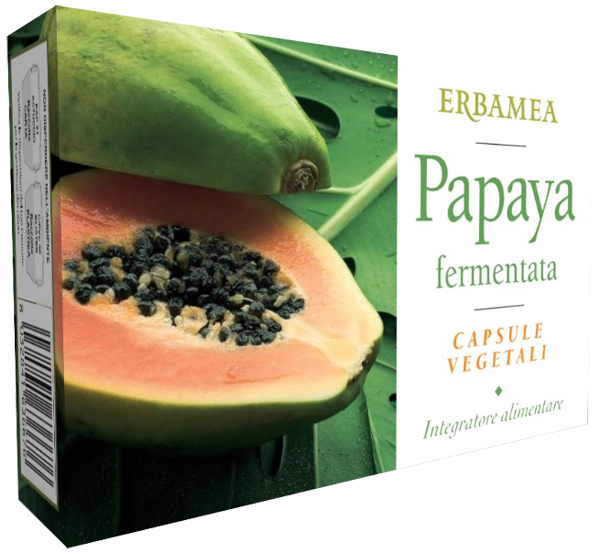 PAPAYA FERMENTATA 24 CAPSULE VEGETALI DA 493 MG - Farmacia De Pasquale