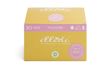 ILLEDI TOUJOURS SALVASLIP ANATOMICI COTONE ORGANIC 30 PEZZI - Farmacia De Pasquale