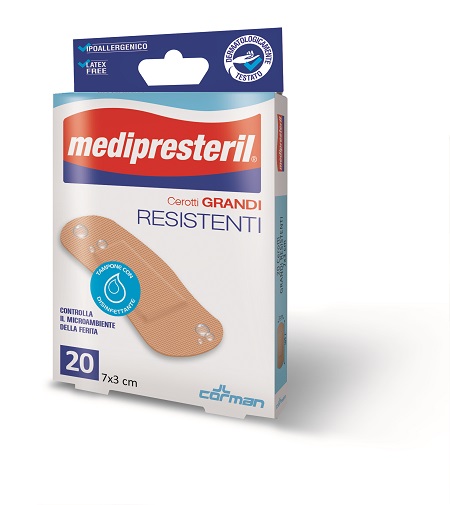CEROTTO MEDIO MEDIPRESTERIL RESISTENTE 7X2CM 20 PEZZI - Farmacia De Pasquale