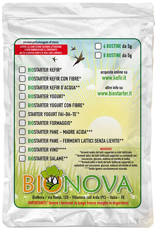 BIOSTARTER PER KEFIR D'ACQUA - Farmacia De Pasquale