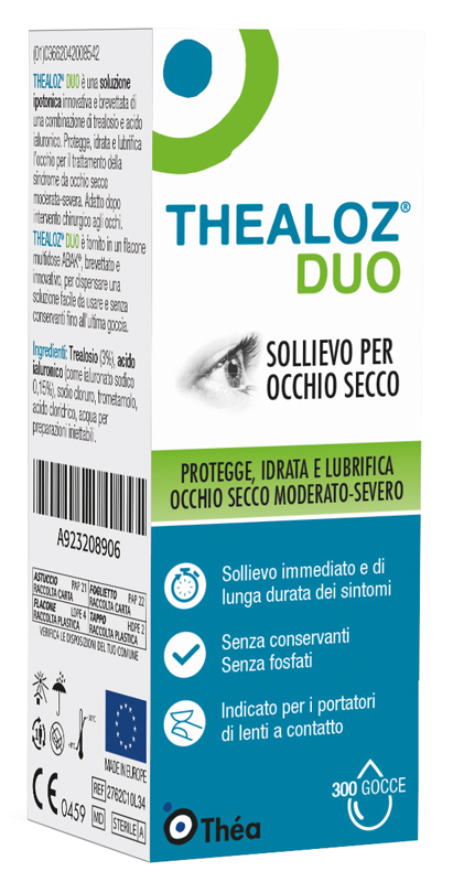 THEALOZ DUO SOLUZIONE OCULARE FLACONE 10 ML - Farmacia De Pasquale