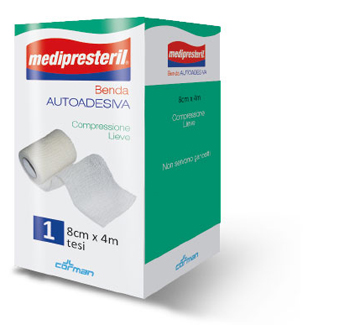 BENDA ADESIVA MEDIPRESTERIL 8X400 CM - Farmacia De Pasquale