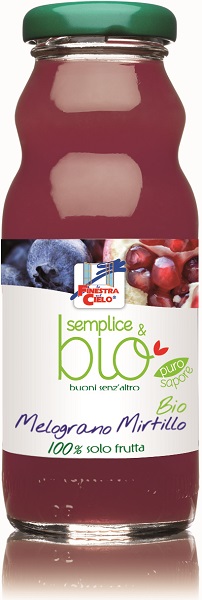 FSC SEMPLICE&BIO MELA MELOGRANO MIRTILLO BIO SENZA ZUCCHERI AGGIUNTI 200 ML - Farmacia De Pasquale