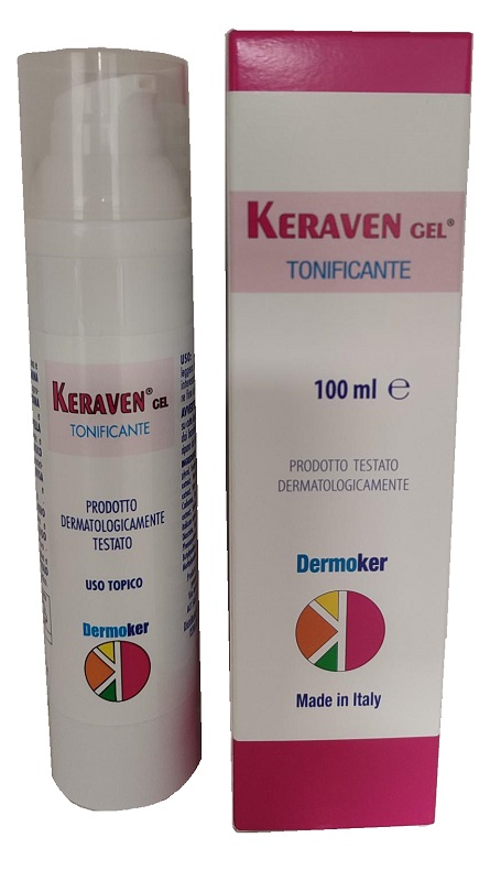 KERAVEN GEL TONIFICANTE 100 ML - Farmacia De Pasquale