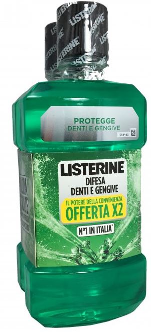 LISTERINE DIFESA DENTI E GENGIVE BUNDLE 2 X 500 ML - Farmacia De Pasquale
