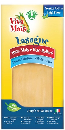 VIVA MAIS LASAGNE DI MAIS E RISO 250 G SENZA UOVA - Farmacia De Pasquale