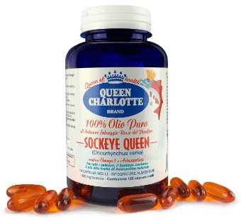 OLIO PURO SALMONE SELVAGGIO ROSSO 120 CAPSULE - Farmacia De Pasquale