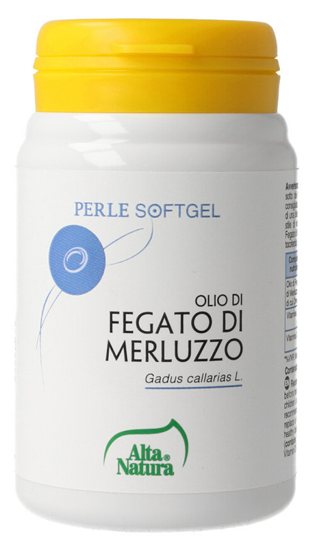FEGATO DI MERLUZZO 100 PERLE PILLOLIERA 40 G - Farmacia De Pasquale
