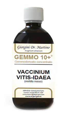 GEMMO 10+ MIRTILLO ROSSO LIQUIDO ANALCOLICO 500 ML - Farmacia De Pasquale