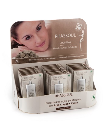 ESPRIT EQUO RHASSOUL PEELING MASK ARGAN MURUMURU BIO 22 PEZZI DA 10 ML - Farmacia De Pasquale