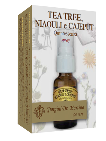 TEA TREE NIAOULI E CAJEPUT QUINTESSENZA SPRAY 15 ML - Farmacia De Pasquale