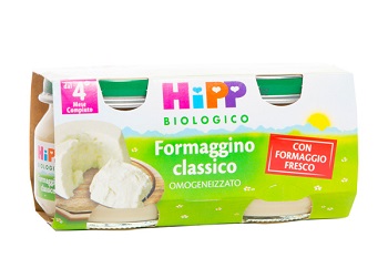 HIPP BIO OMOGENEIZZATO FORMAGGINO CLASSICO 2X80 G - Farmacia De Pasquale