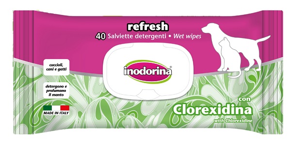 SALVIETTE CLOREXIDINA INODORINA 40 PEZZI - Farmacia De Pasquale