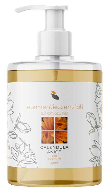 ELEMENTIESSENZIALI SAPONE ECO BIO CALENDULA ANICE 300ML - Farmacia De Pasquale