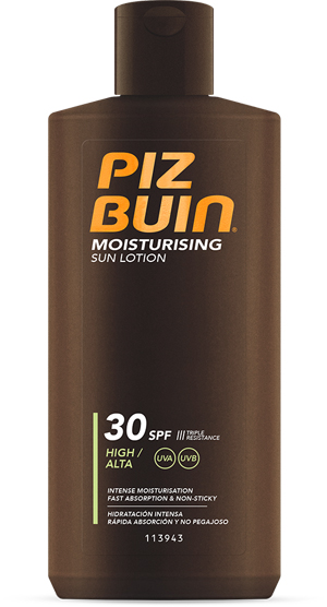 PIZ BUIN MOISTURISING FLUIDA CORPO SPF30 200 ML - Farmacia De Pasquale