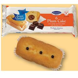 BONONIA PLUMCAKE CREMA CIOCCOLATO SENZA GLUTINE 6 X 45 G - Farmacia De Pasquale