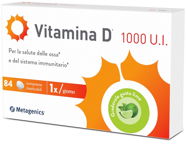 VITAMINA D 1000 UI 84 COMPRESSE MASTICABILI - Farmacia De Pasquale