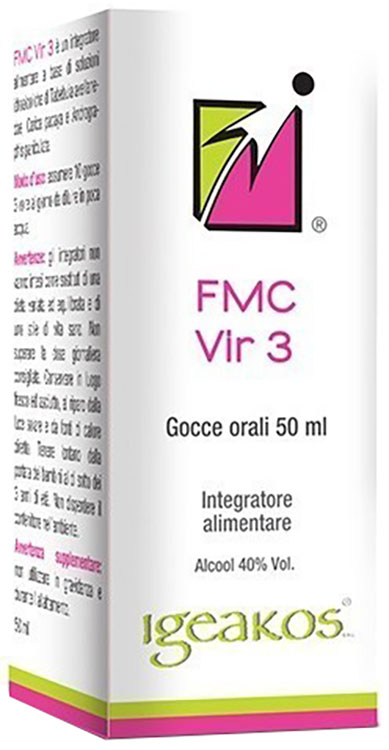 FMC VIR 3 GOCCE ORALI 50 ML - Farmacia De Pasquale