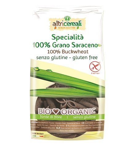 ALTRICEREALI PENNE DI GRANO SARACENO BIO 250 G - Farmacia De Pasquale