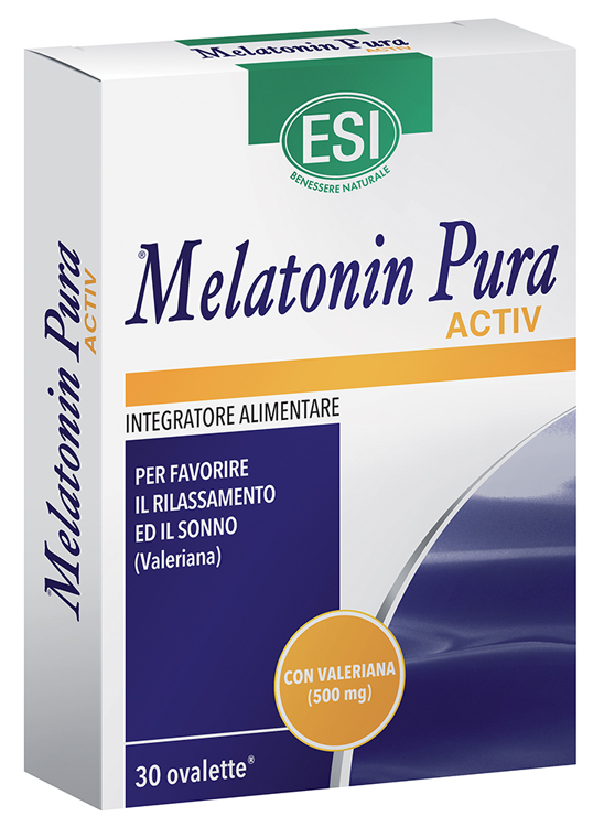 ESI MELATONIN PURA ACTIV 30 OVALETTE - Farmacia De Pasquale