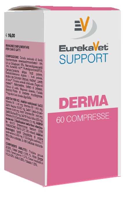 EUREKAVET SUPPORT DERMA 60 COMPRESSE - Farmacia De Pasquale