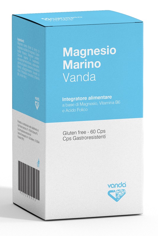 MAGNESIO MARINO VANDA 60 CAPSULE - Farmacia De Pasquale