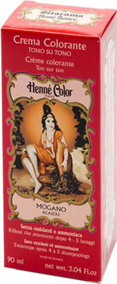 HENNE NUANCE ACAJOU ROSSO MOGANO CREMA HENNE COLOR CREMA COLORANTE PRONTA ALL'USO - Farmacia De Pasquale