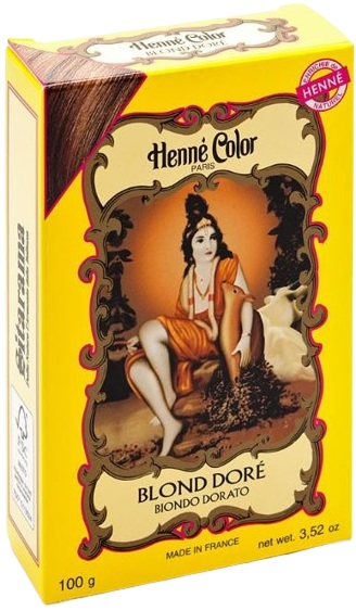 POLVERE HENNE BIONDO DORATO HENNE COLOR POLVERE VEGETALE COLORANTE RIFLESSANTE 100 G - Farmacia De Pasquale