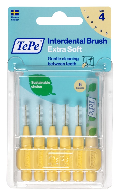 TEPE SCOVOLINO XSOFT GIALLO 0,7MM 6 PEZZI - Farmacia De Pasquale