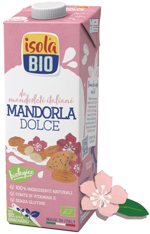 ISOLA BIO MANDORLA DOLCE BEVANDA BIOLOGICA 1 LITRO - Farmacia De Pasquale