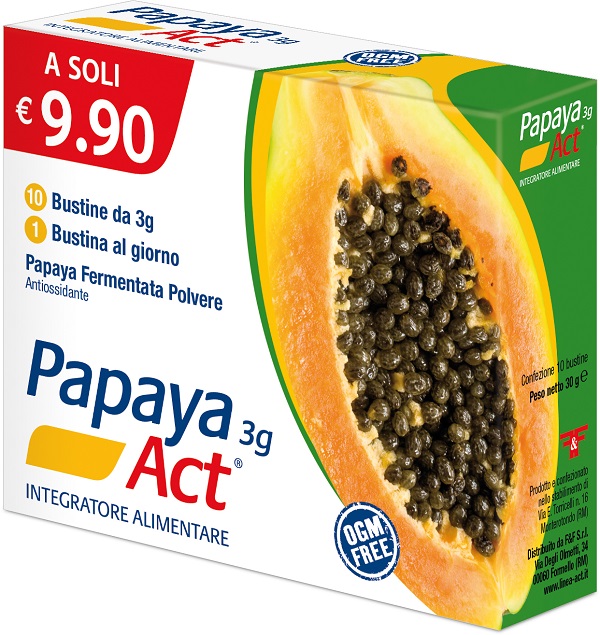 PAPAYA ACT 3G 10 BUSTINE - Farmacia De Pasquale