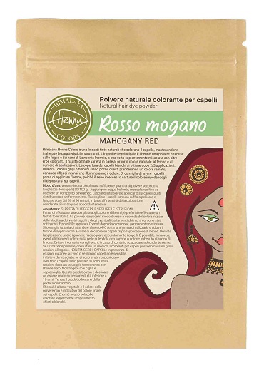 HIMALAYA HENNA COLORS ROSSO MOGANO 100 G - Farmacia De Pasquale