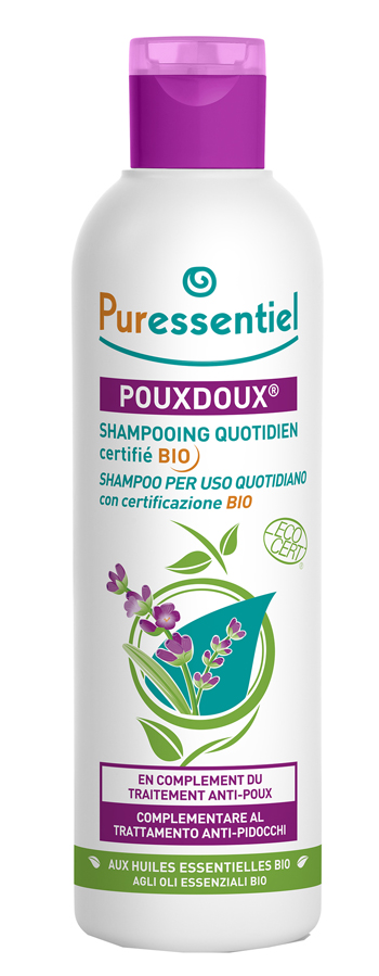 PURESSENTIEL SHAMPOO POUXDOUX ANTI-PIDOCCHI 200 ML - Farmacia De Pasquale