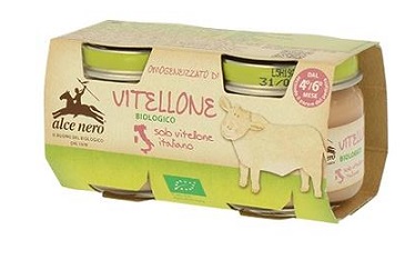 OMOGENEIZZATO DI VITELLONE BABY FOOD BIO 2 X 80 G - Farmacia De Pasquale