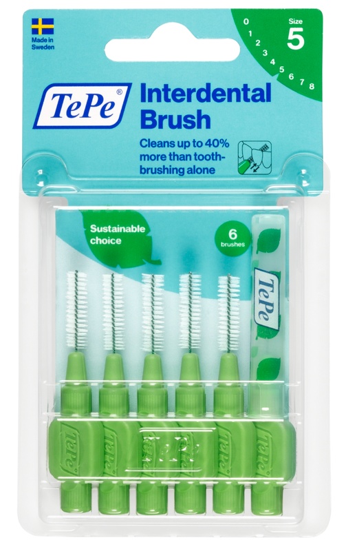 TEPE SCOVOLINO VERDE 0,8MM 6 PEZZI - Farmacia De Pasquale