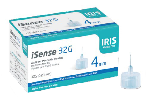 I SENSE AGO PER INSULINA GAUGE 32 4 MM 100 PEZZI - Farmacia De Pasquale