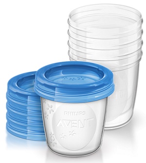 AVENT VASETTI VIA COPERCHIO 180 ML 5 PEZZI - Farmacia De Pasquale