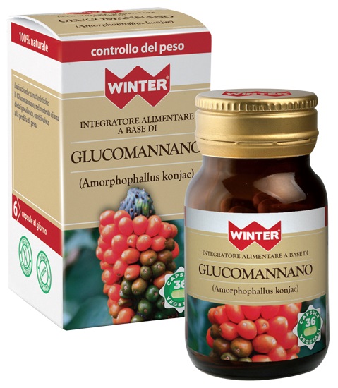 WINTER GLUCOMANNANO 36 CAPSULE VEGETALI - Farmacia De Pasquale