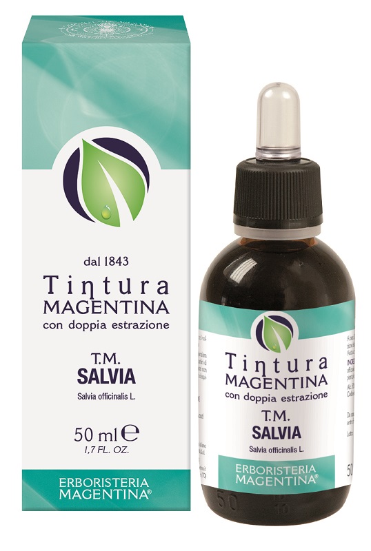 SALVIA TINTURA MAGENTINA 50 ML - Farmacia De Pasquale