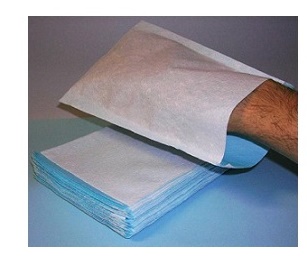 MANOPOLA IMPERMEABILE NON SAPONATA COLORE AZZURRO 100 PEZZI - Farmacia De Pasquale