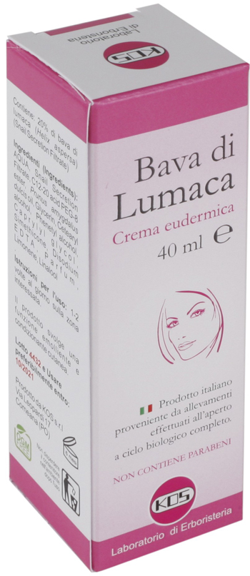 BAVA DI LUMACA CREMA EUDERMICA 40 ML - Farmacia De Pasquale