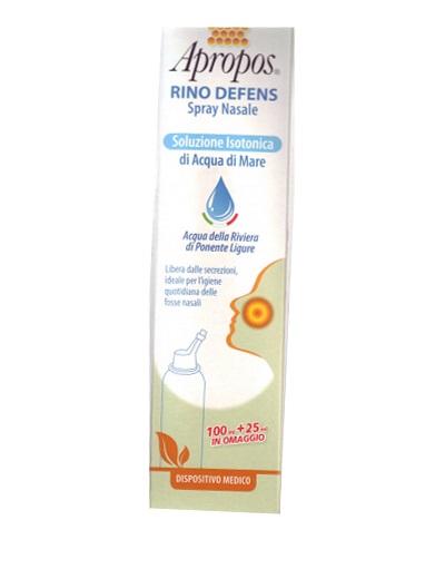 APROPOS RINO DEFENS SOLUZIONE ISOTONICA 125 ML - Farmacia De Pasquale