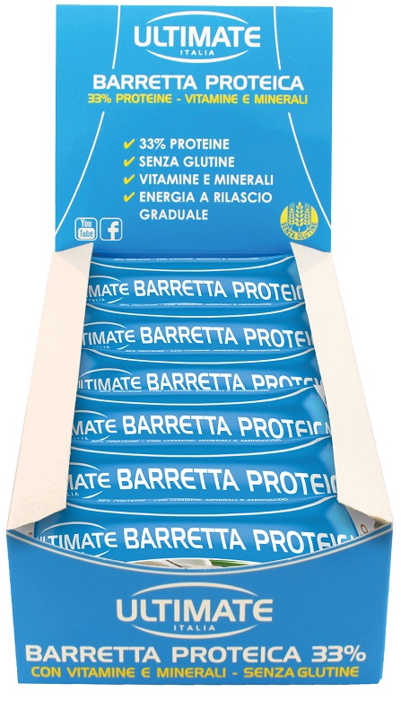 ULTIMATE BARRETTA PROTEICA GUSTO COCCO 24 PEZZI - Farmacia De Pasquale