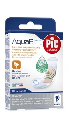 CEROTTO PIC AQUABLOC 25X72MM ANTIBATTERICO 10 PEZZI - Farmacia De Pasquale