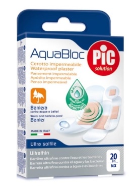 CEROTTO PIC AQUABLOC MIX ANTIBATTERICO 20 PEZZI - Farmacia De Pasquale