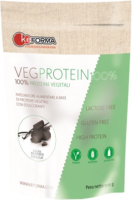 VEG PROTEIN 100% BLACK CHOCOLATE BUSTA 900 G - Farmacia De Pasquale